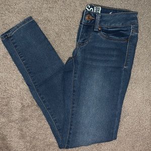 SO skinny jeans medium blue size 1